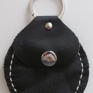 Leather Coin Purse Keychain